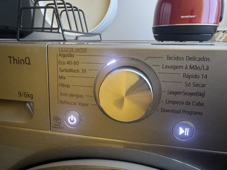 Maquina lavar e secar LG