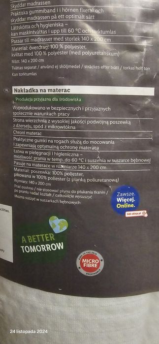 Nakładka na materac 140x200