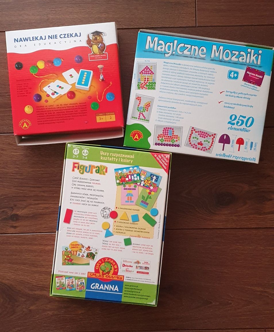 Zestaw edukacyjny dla dziecka 3 szt