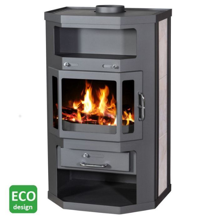 Stalowy piec kominek wolnostojący na drewno Victoria Taro 10kW