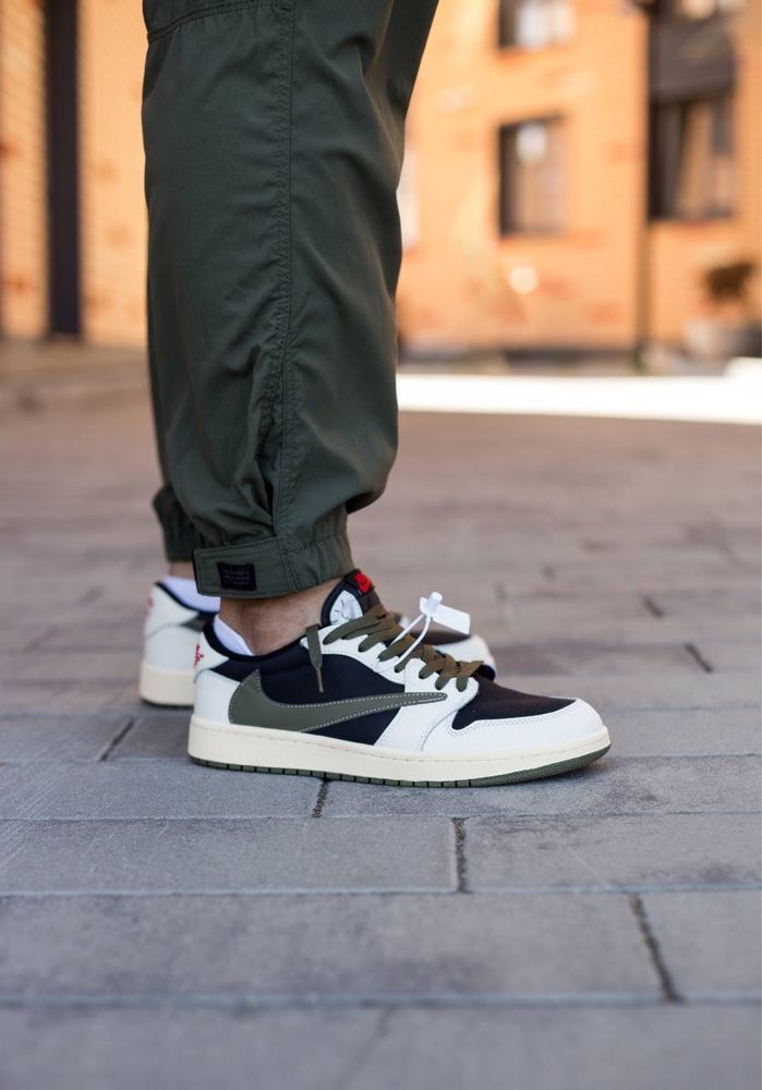 Jordan 1 Low «Olive» Travis Scott