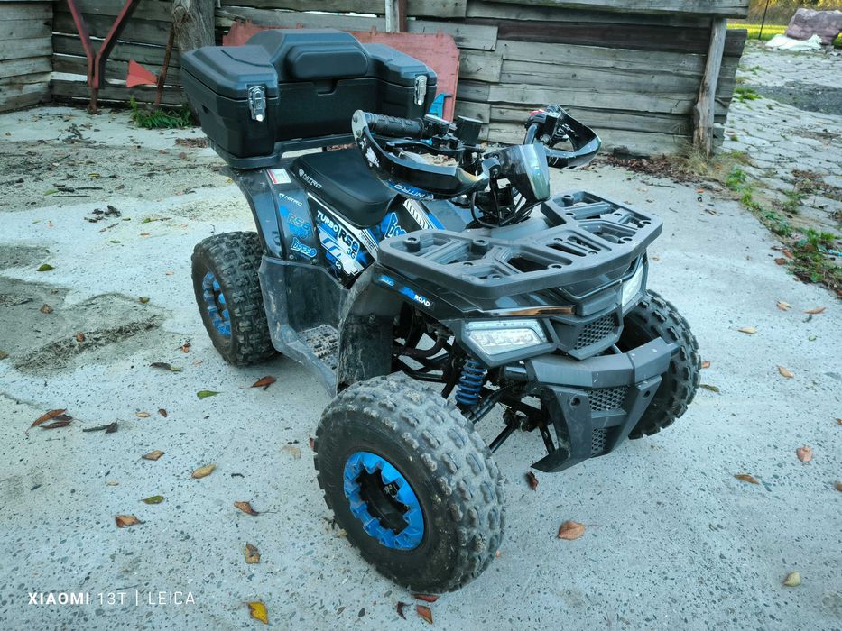 Kufer box LXMOTO tył tylny 63L + OPARCIE/2x ZAMEK uniwersalny QUAD ATV