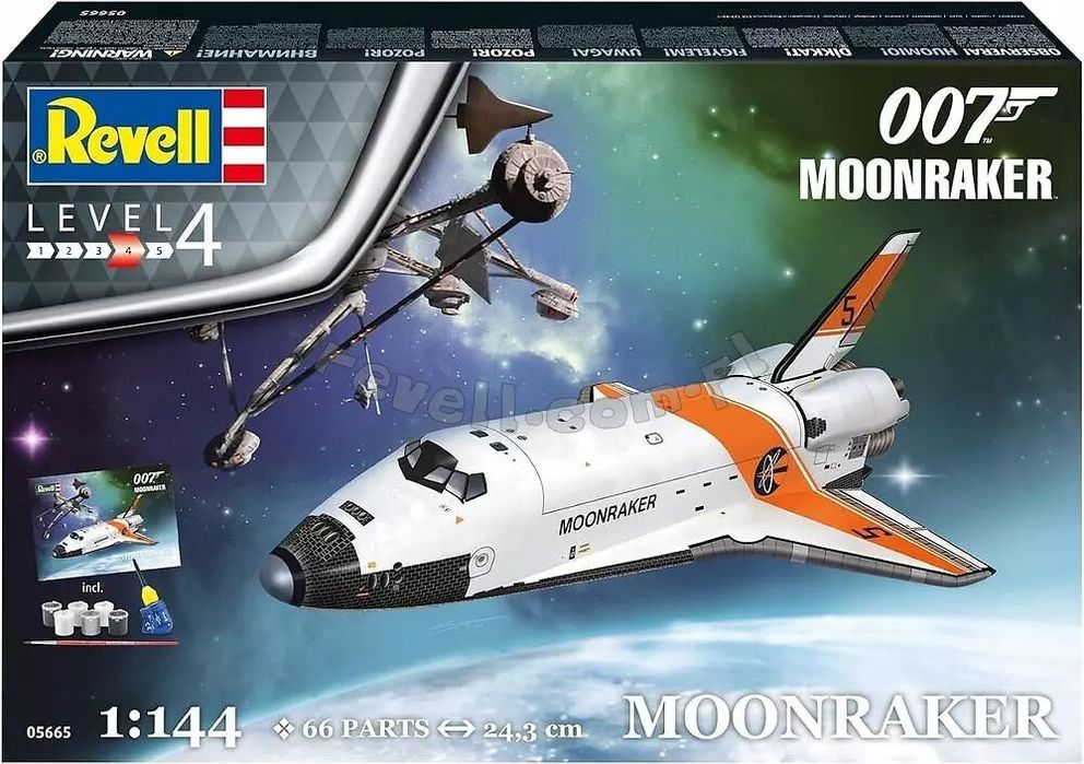 Wahadłowiec Moonraker Space Shuttle - James Bond... Revell