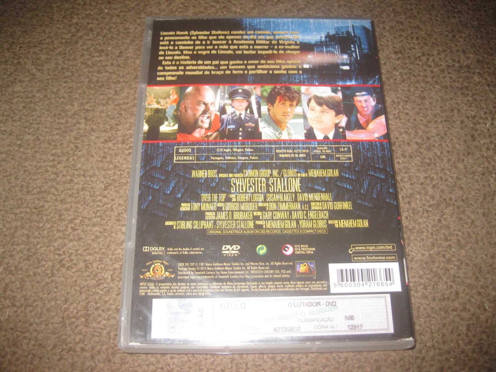 DVD "O Lutador" com Sylvester Stallone