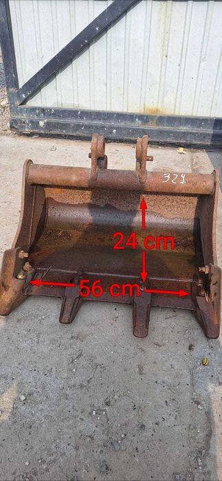 Łyżka do koparki szer 55cm 60cm fi 25mm jcb 801 fi25 mm minikoparka