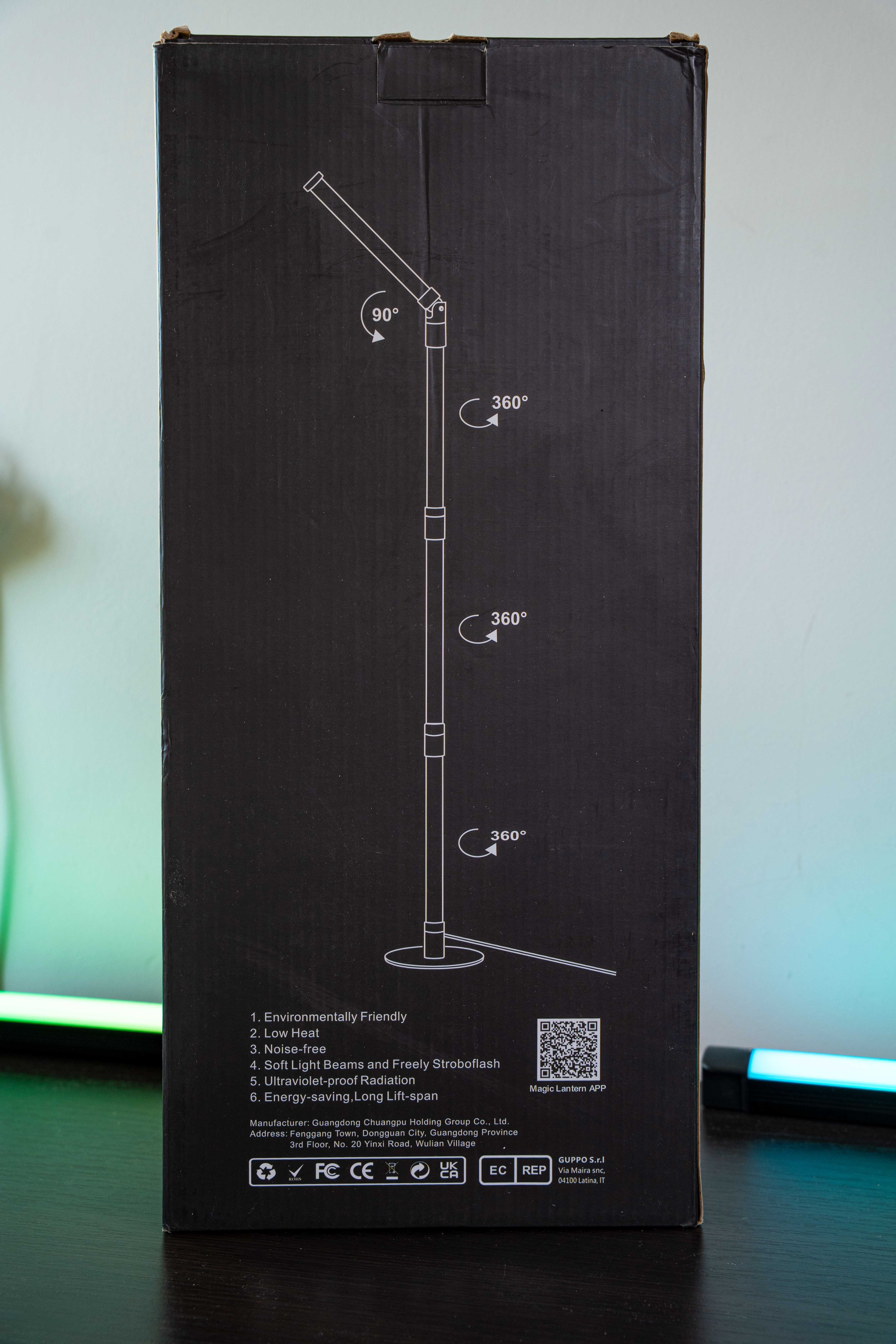Lampa podłogowa LED RGB