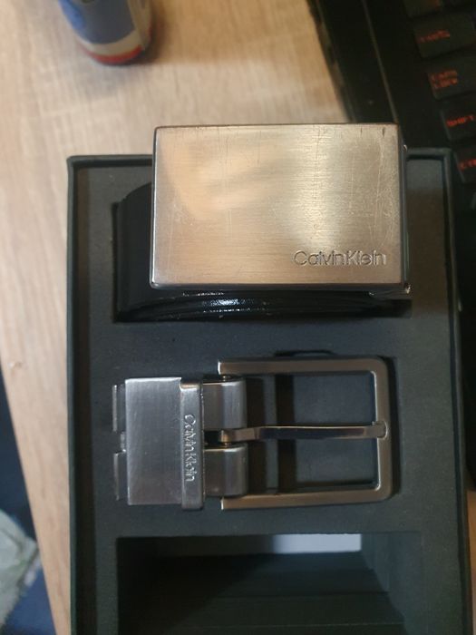 Pasek skórzany Calvin Klein oryginalny!