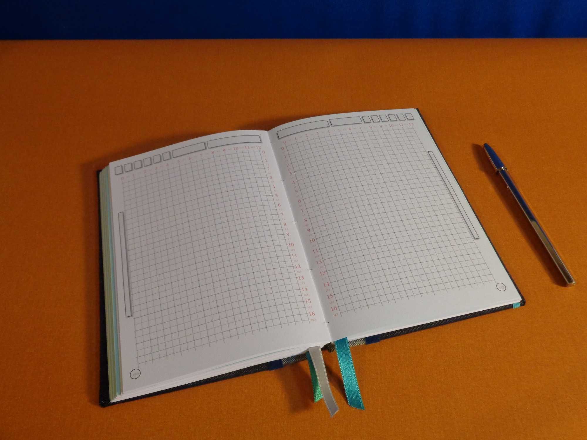 Caderno A5 de Costura Copta. Feito à mão. Hiper resistente e flexível.