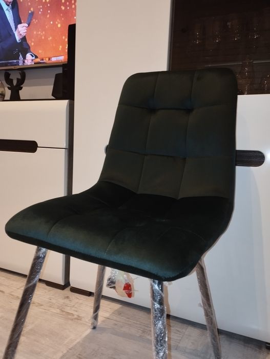 Krzesło butelkowa zieleń