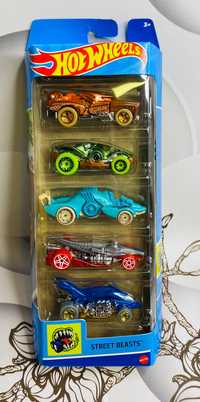 Hot wheels набір машинок street beasts