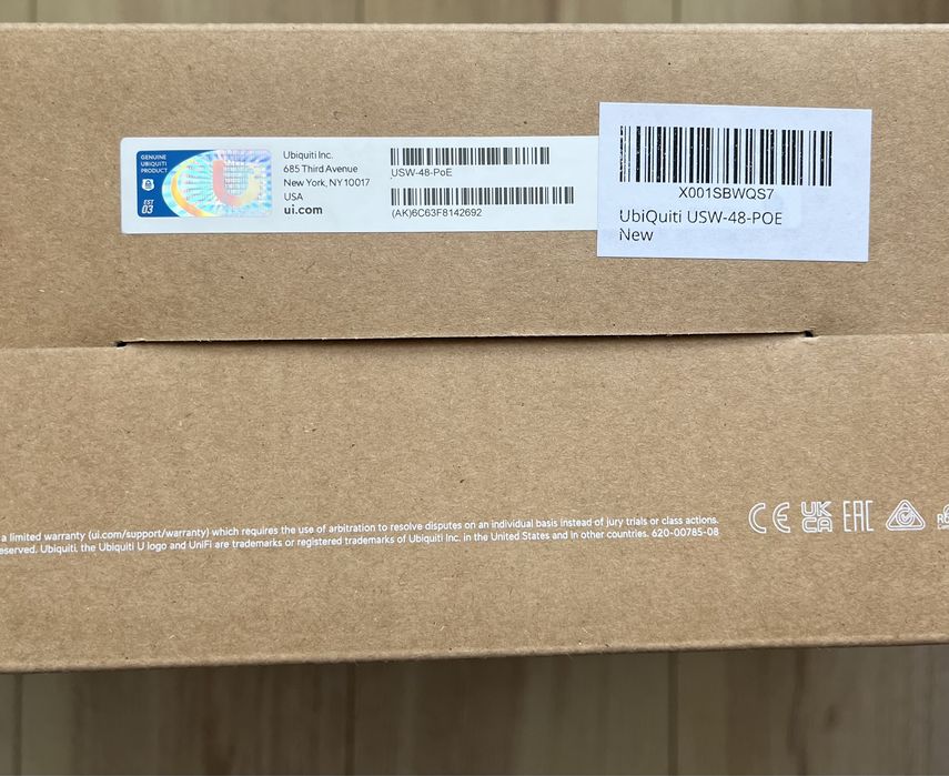 Комутатор керований рівня 2 Ubiquiti UniFi Switch 48 PoE (USW-48-POE)