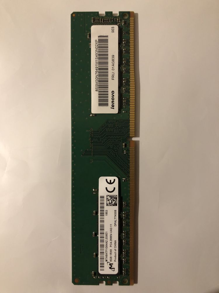 Нова оперативна память для ПК, Micron 8Gb DDR4 2666