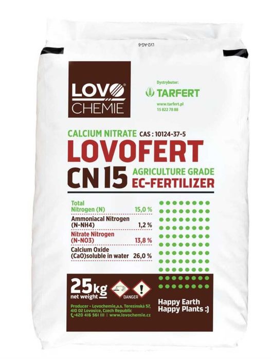 Saletra Wapniowa Lovofert CN 15 (Czeska) 25kg