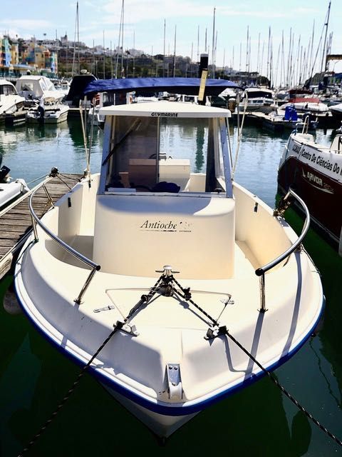 Barco com Cabine motor 90CV
