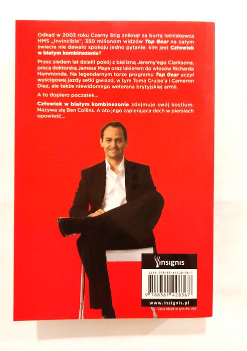 „STIG Człowiek w białym kombinezonie” Ben Collins (Top Gear)