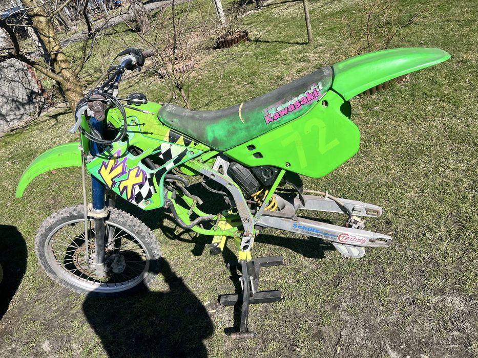 Kawasaki KX 1991 2T rama KX 250 retro motocross