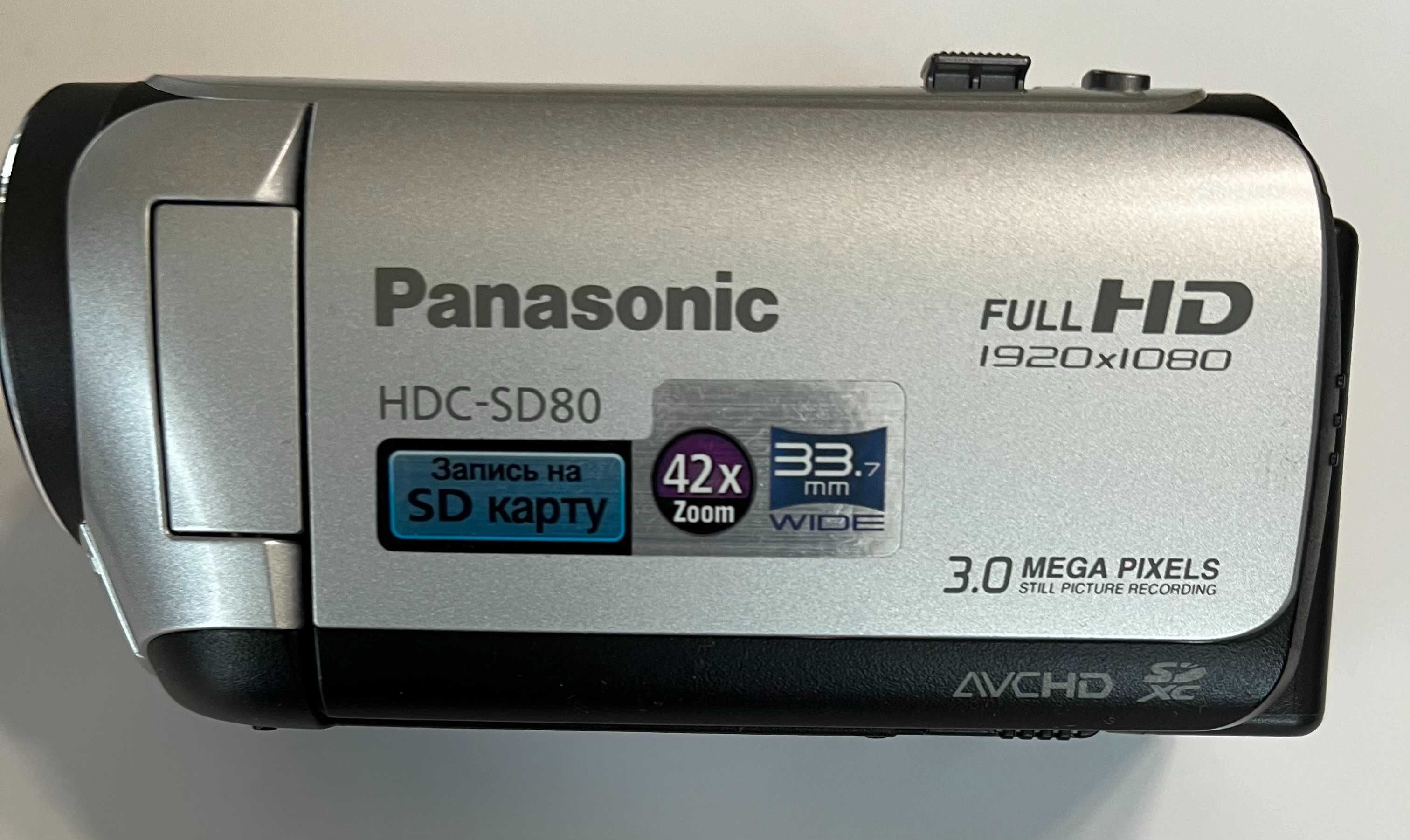 Відеокамера Panasonic HDC-SD80, виробник Японія, б/в, майже нова