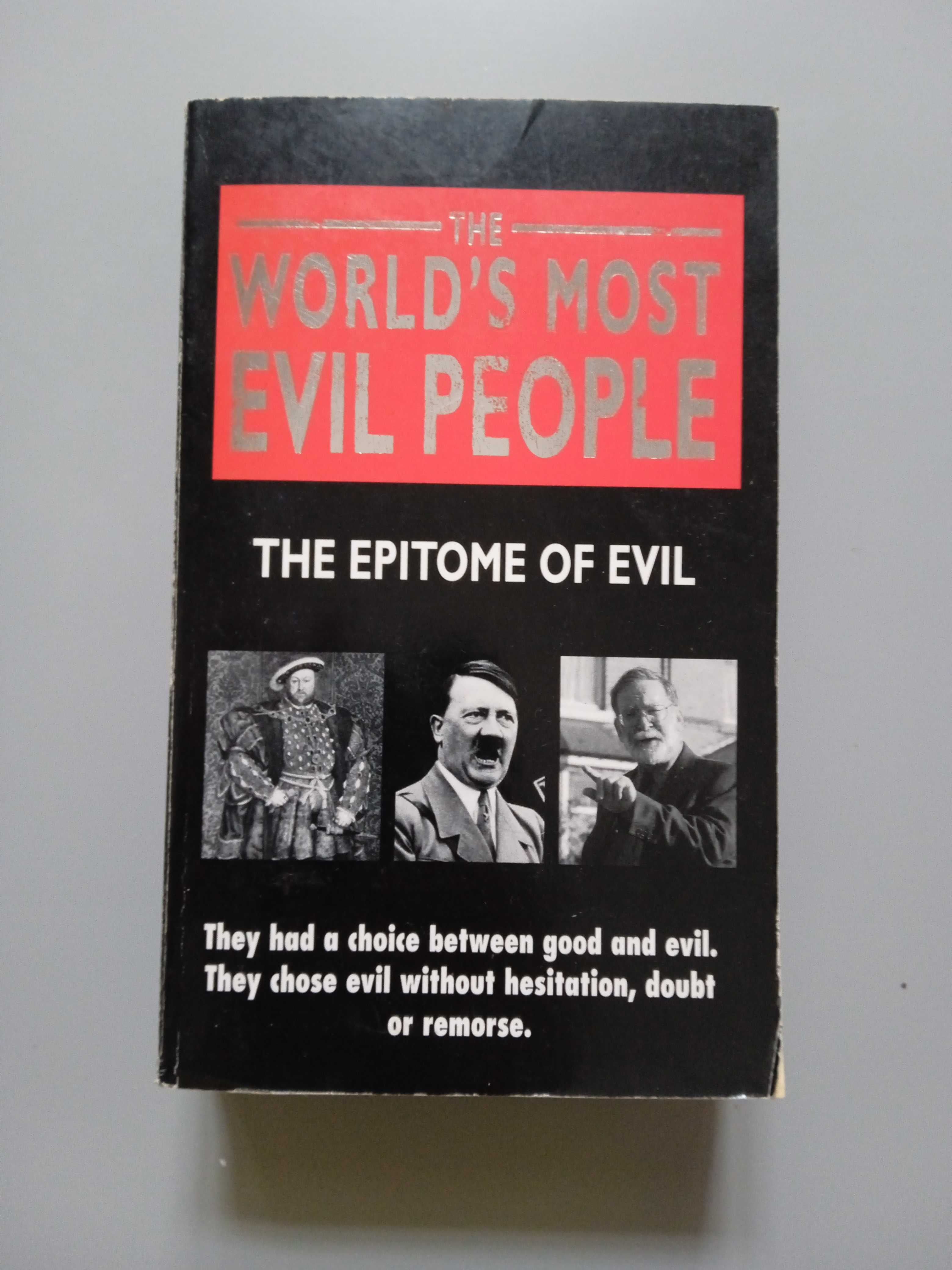 Livro "World's Most Evil People"