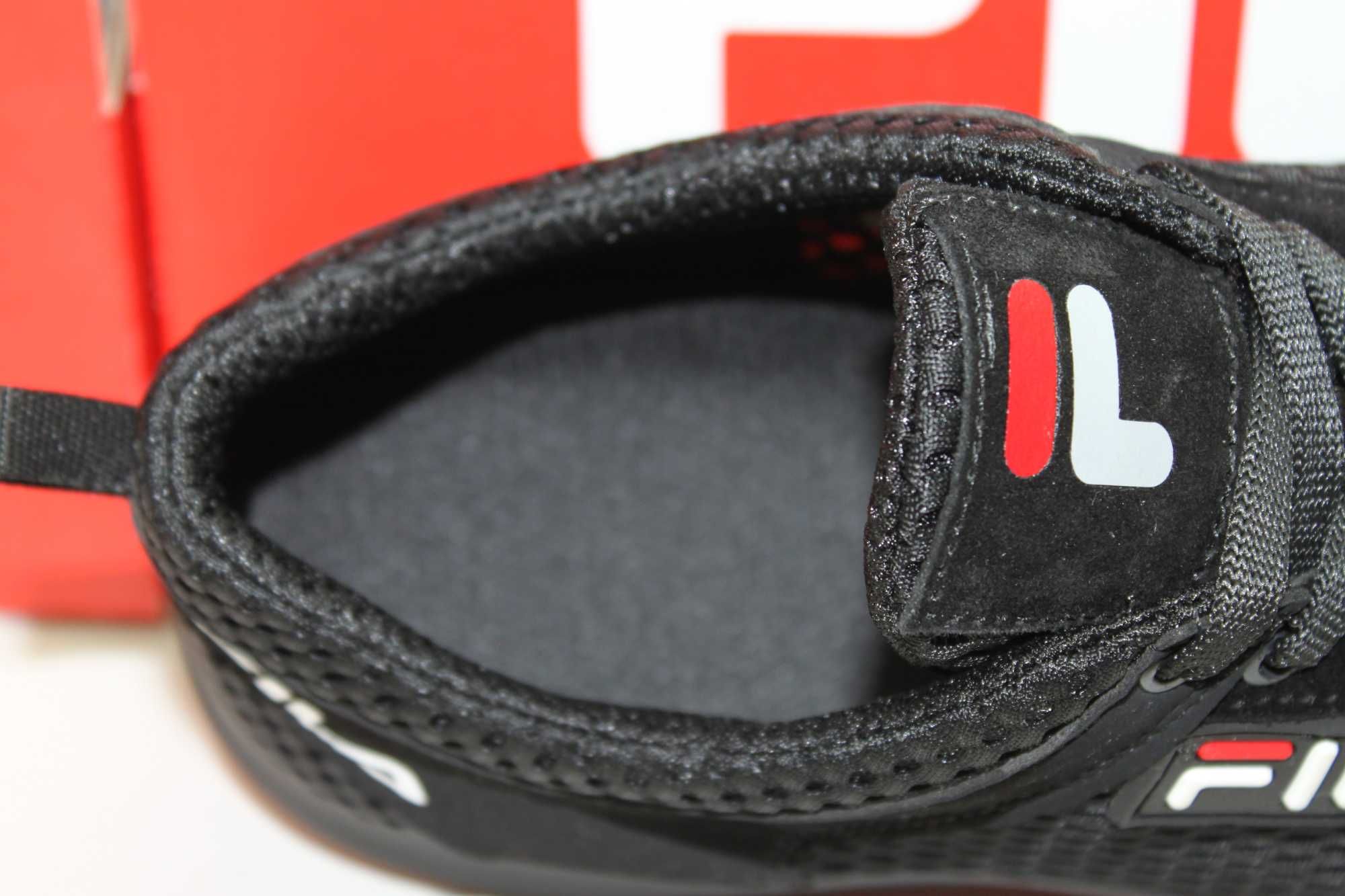 Fila - классные черные кроссовки- туфли- кросівки сетка (142-20сетка)