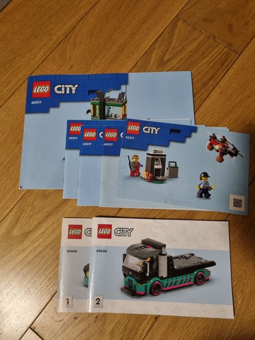 Lego instrukcje 60406 i 60317