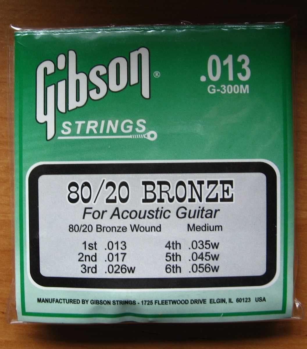 Gibson 80/20 Bronze - struny do gitary akustycznej