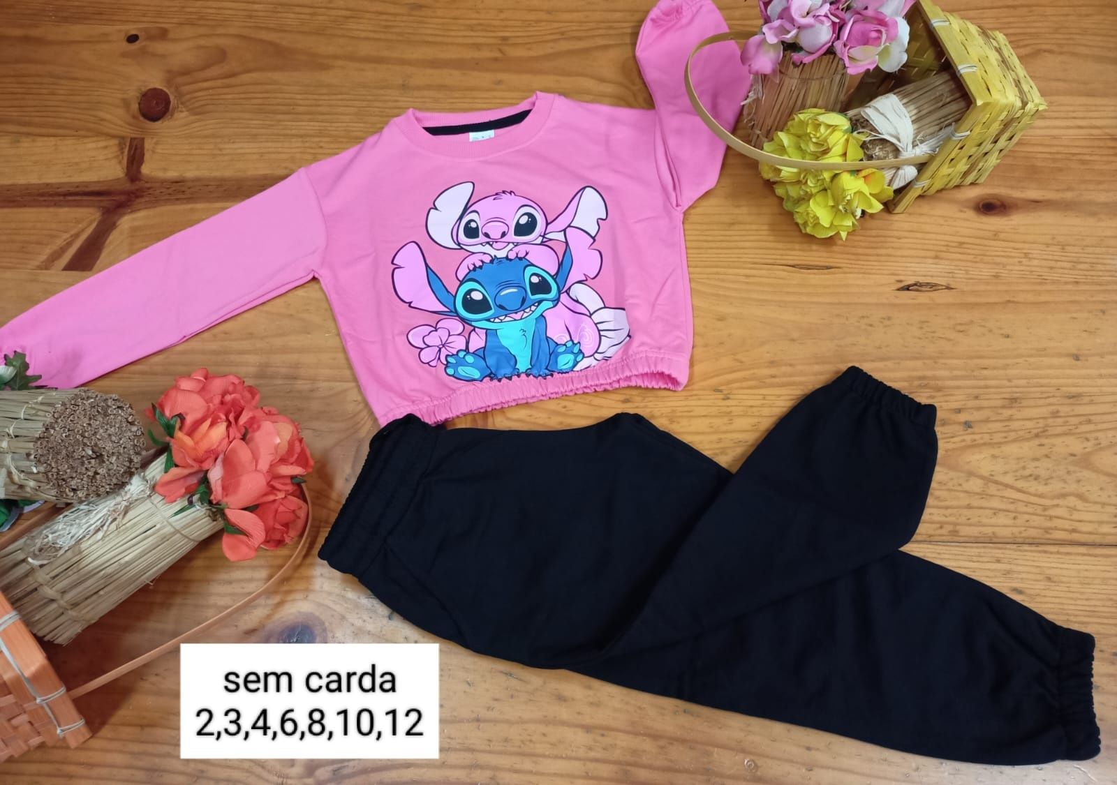 Conjunto criança Stitch