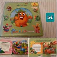 Livro infantil c/ puzzles
