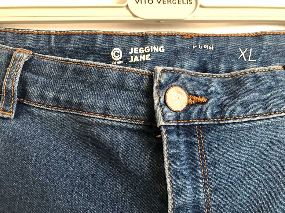 spodnie damskie jeansowe 42