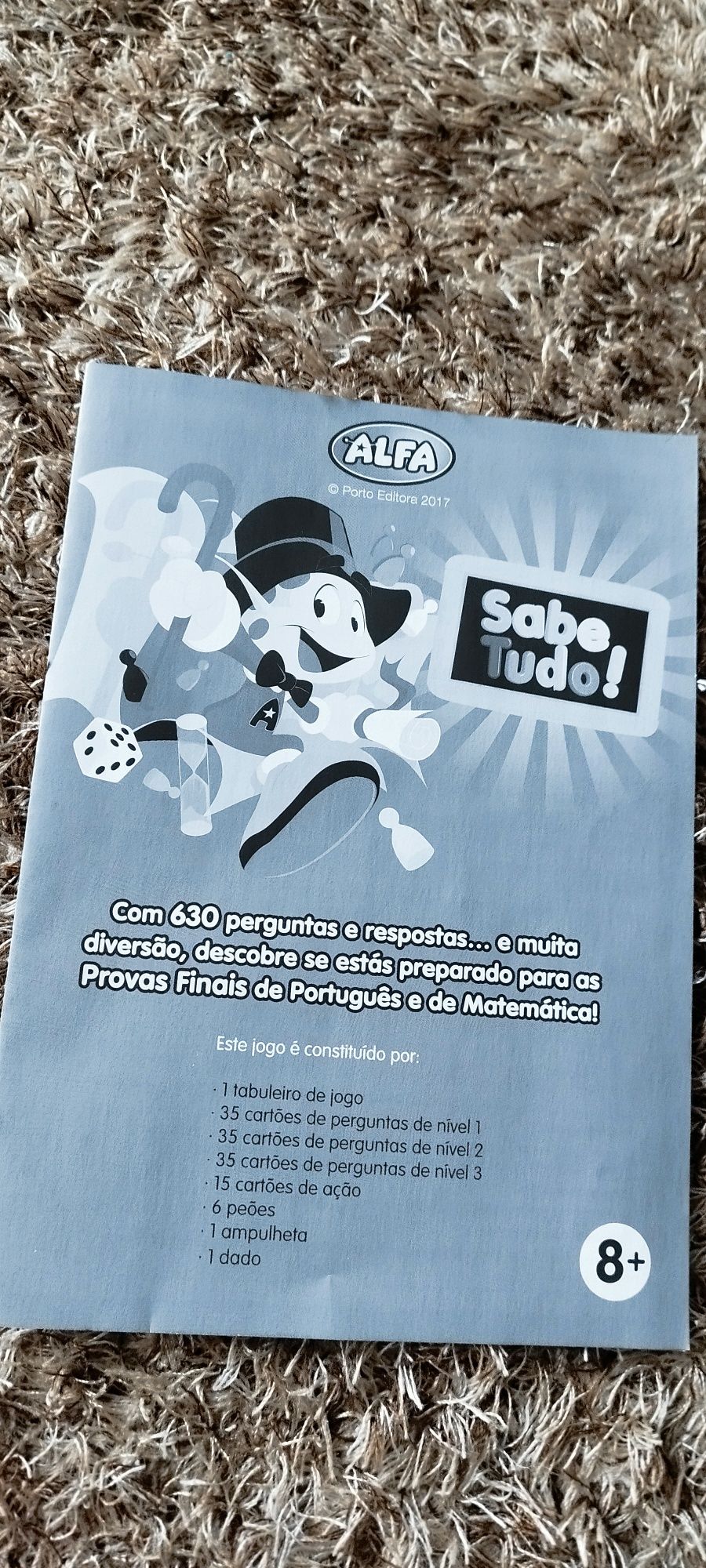 Jogo de tabuleiro Alfa Sabe Tudo