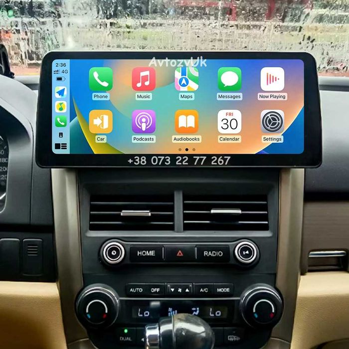 Магнитола CR-V Honda CRV СРВ GPS Tesla USB 2 дин CarPlay 4G Android 14