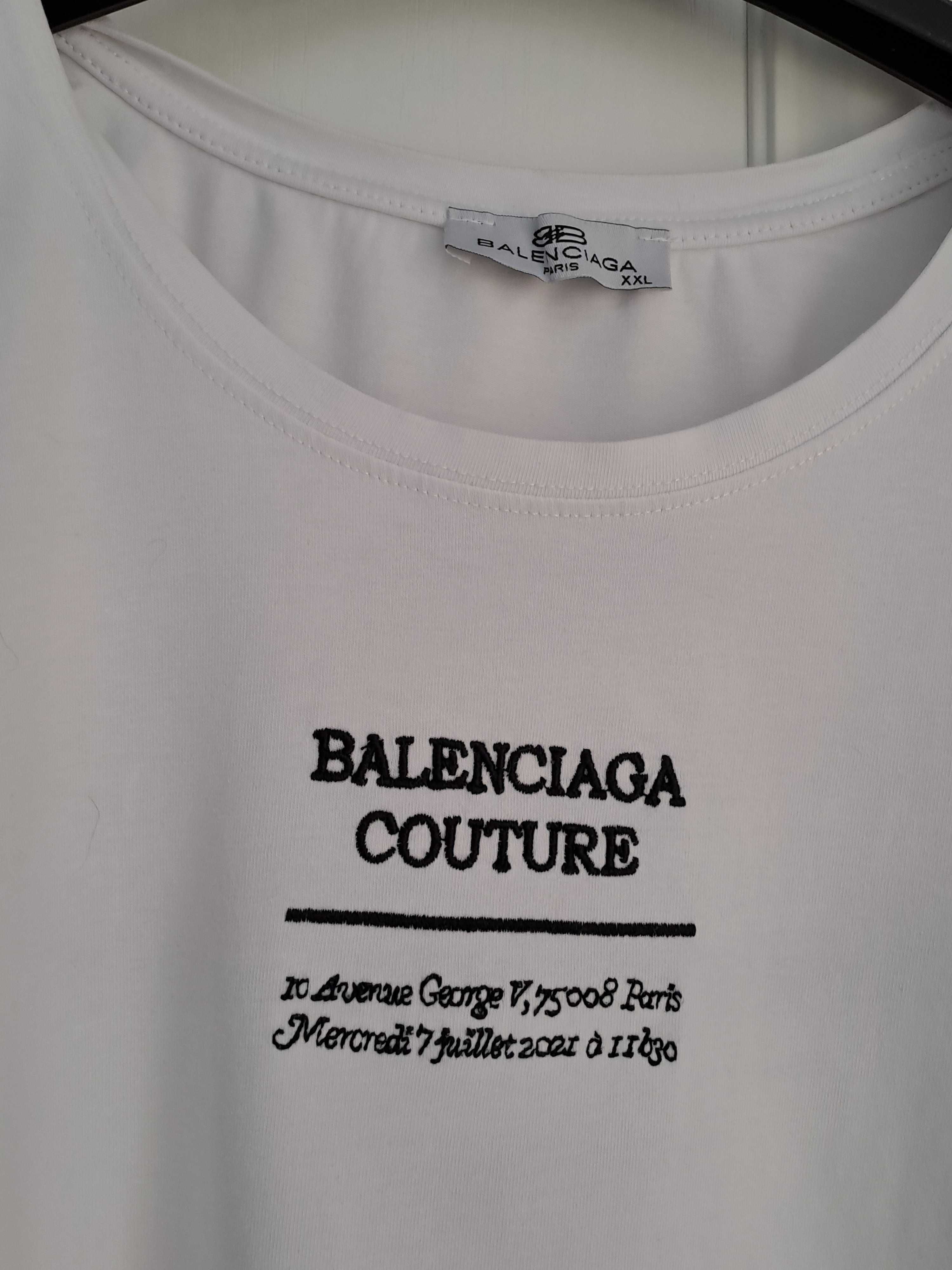 Bialy tshirt rozm.2xl couture śnieżnobiały