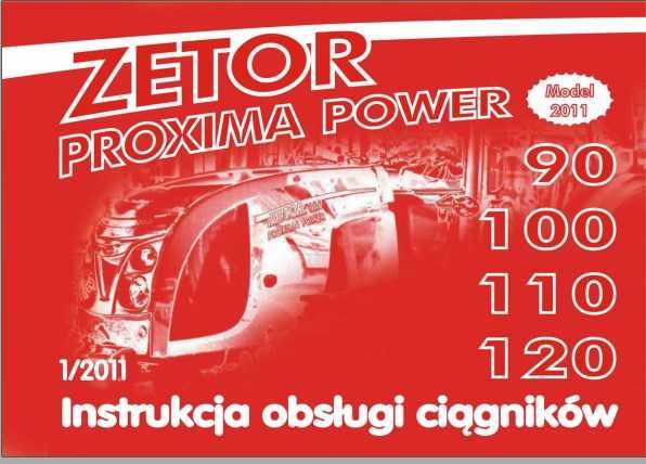 Instrukcja obsługi Zetor Proxima Power 90, 100, 110, 120 PL