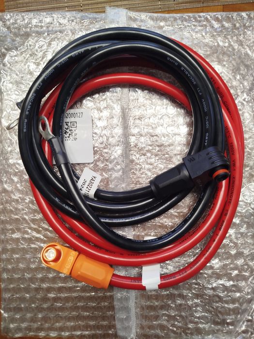 Оригінальні силові кабелі Deye 120A інвертор - акумулятор