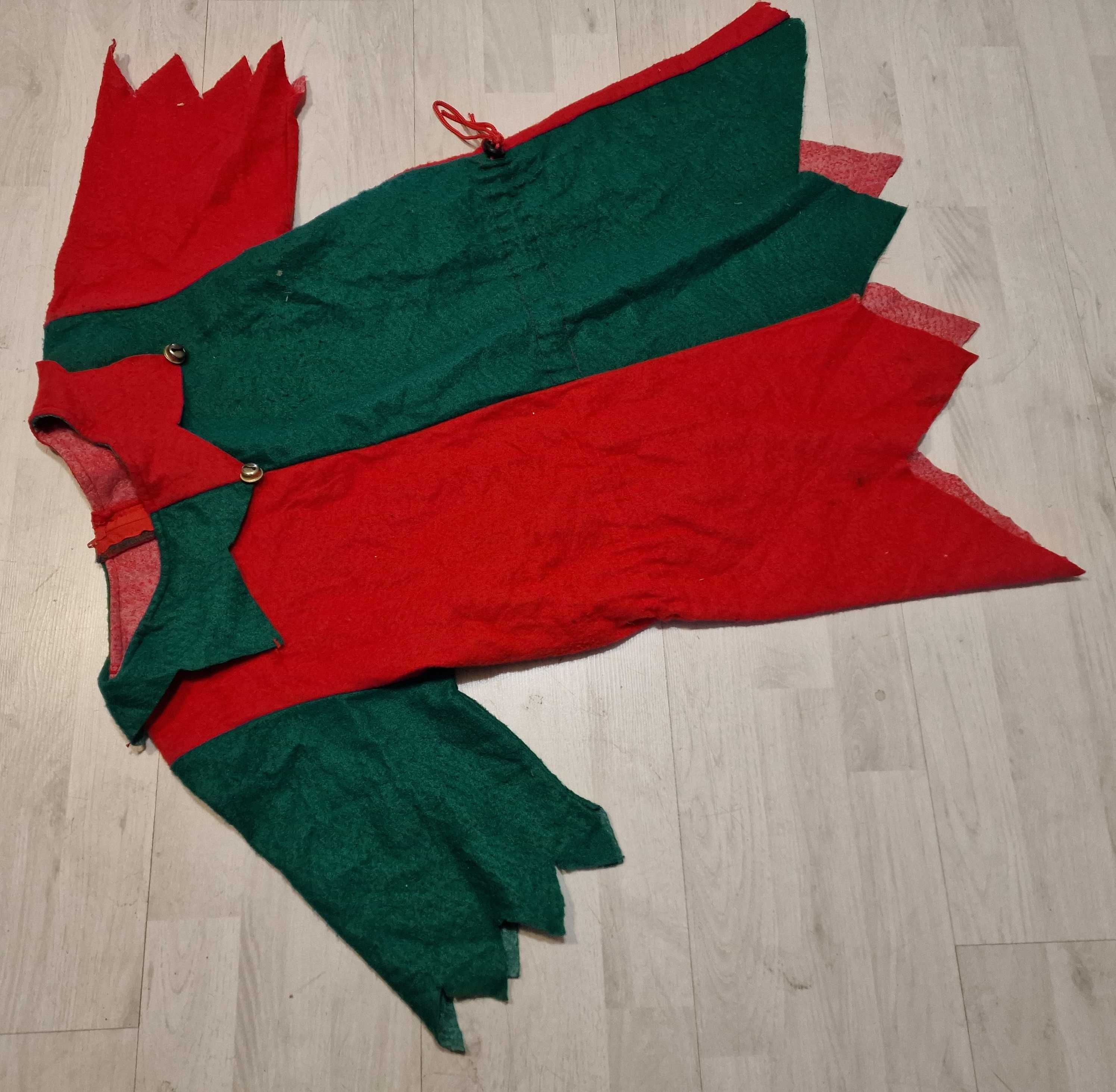 M strój bluza elfa mikołajka elf skrzat mikołajkowa mikołaj 2007