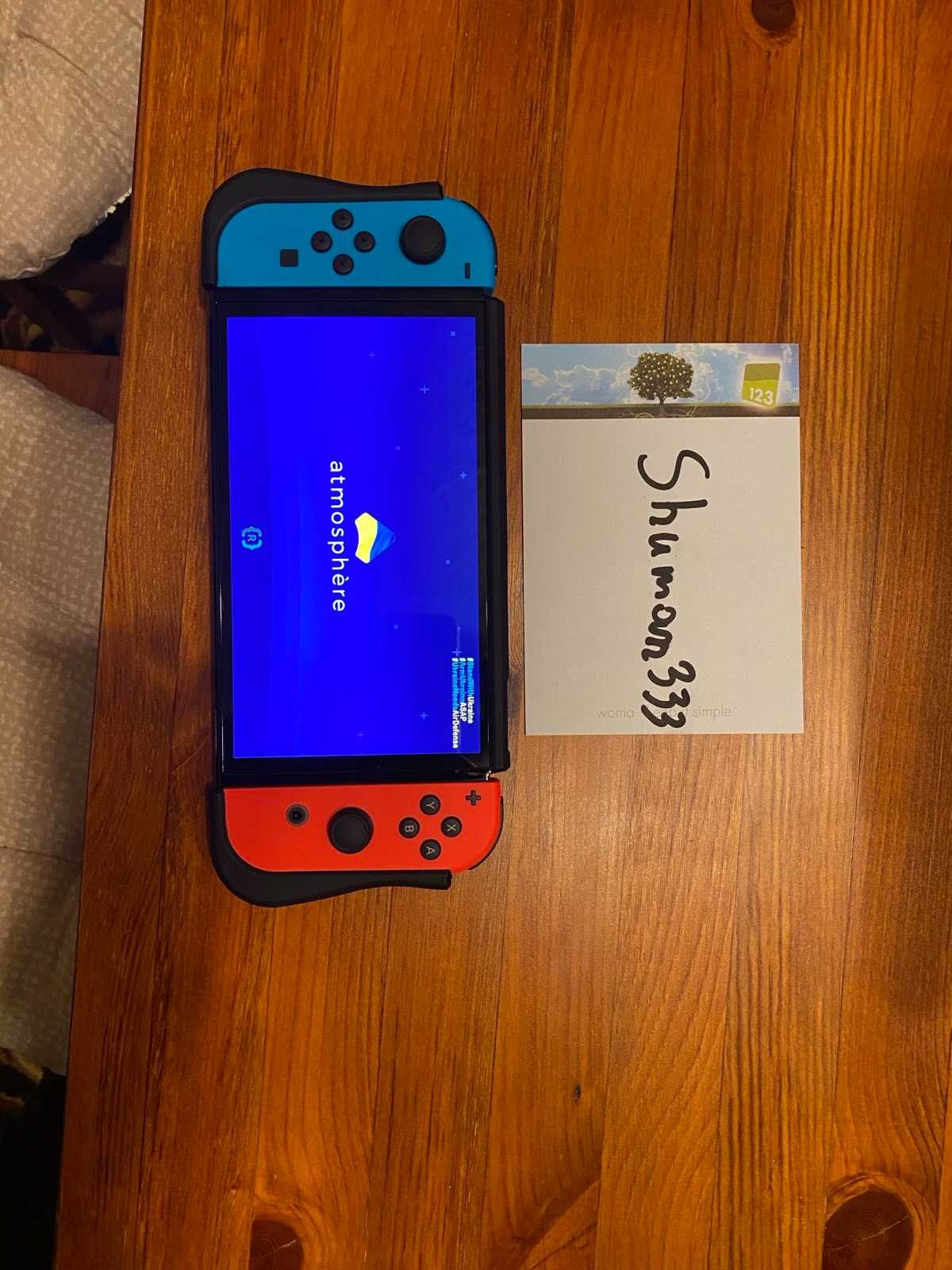 Konsola Nintendo switch oled przerobiona ,Hwfly modchip karta 256gb