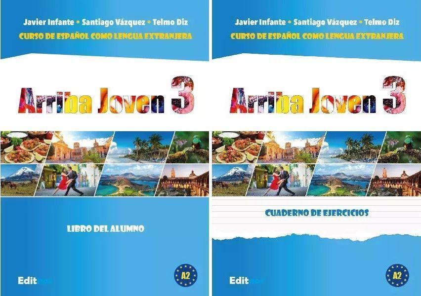 Arriba Joven 3 Lo Język Hiszpański Podręcznik + Ćwiczenia A2