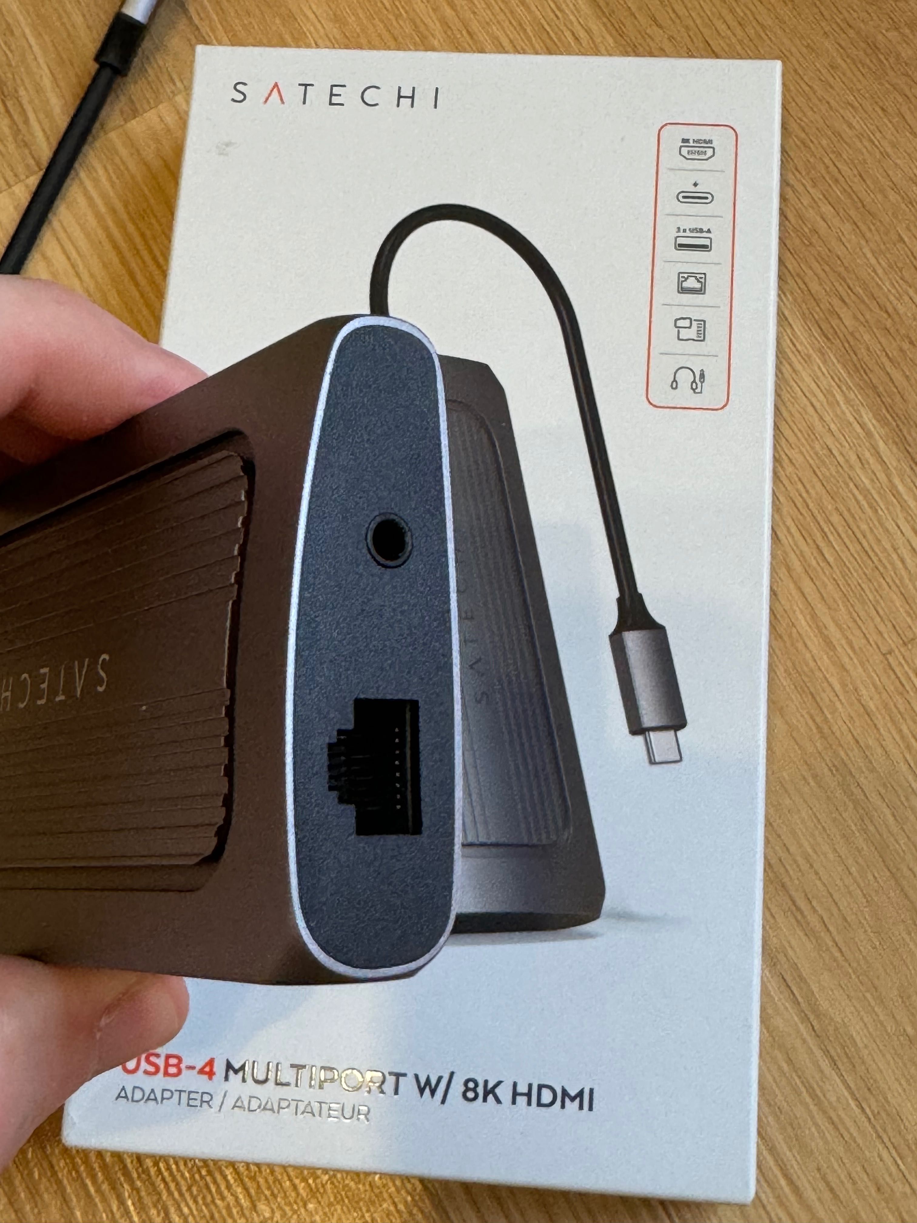Satechi USB4 Multiport Adapter with 8K HDMI Space Gray (ST-U4MA3M)