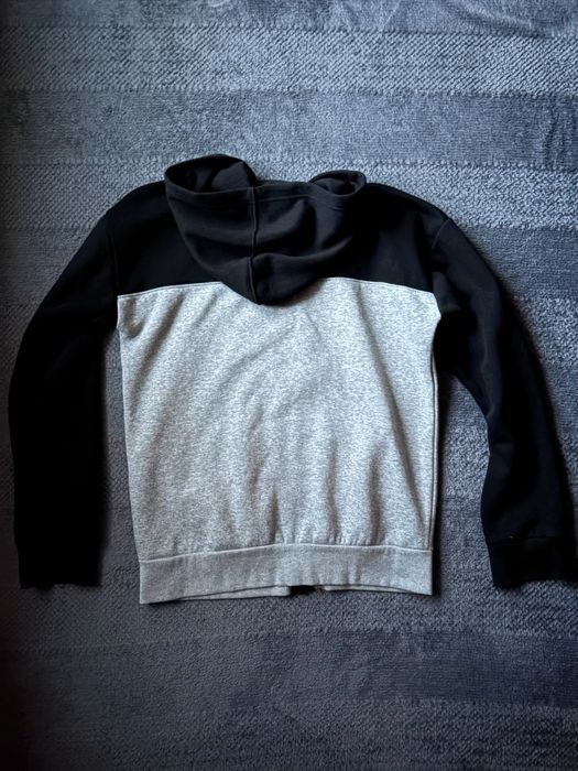 Bluza zapinana z kapturem czarna szara Converse rozmiar XS