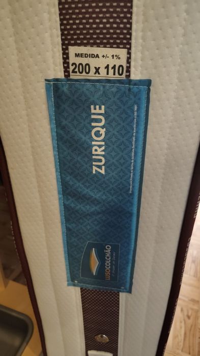 Sommier + Colchão + Cabeceira