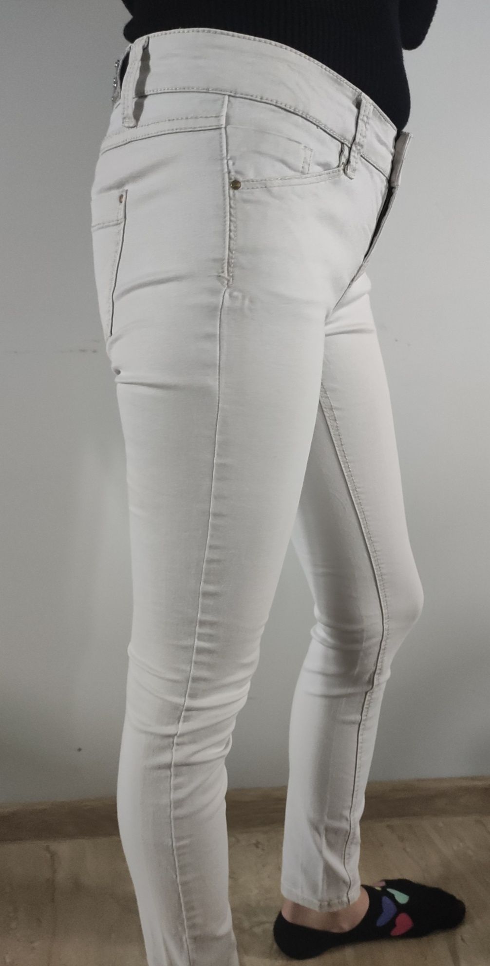 Spodnie jeansy jeans jasne M