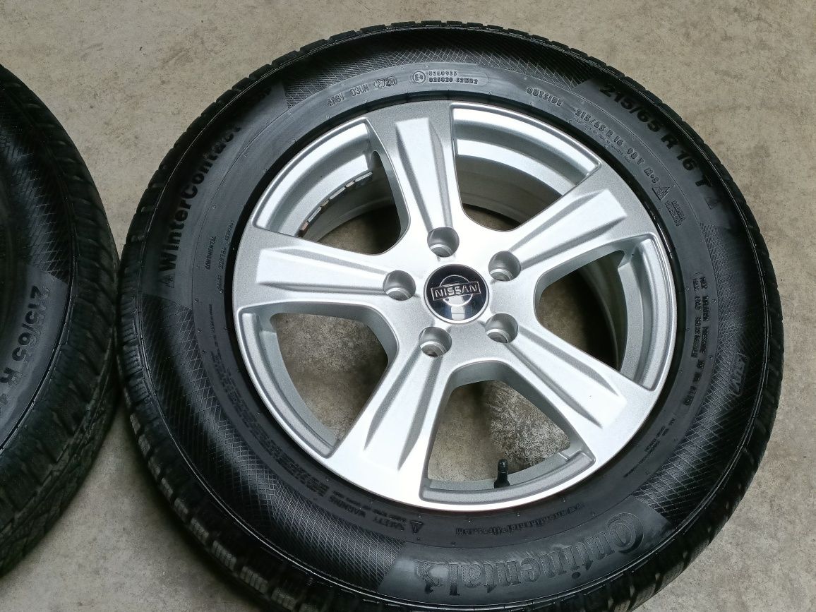 Alufelgi Koła Zimowe Nissan 16 cali 5x114.3 Qashqai Primera