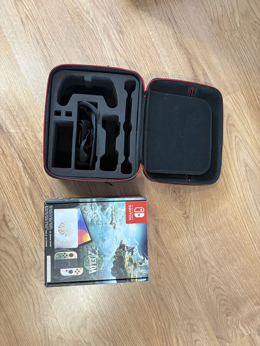 Super bogaty zestaw nintendo switch oled zelda edition