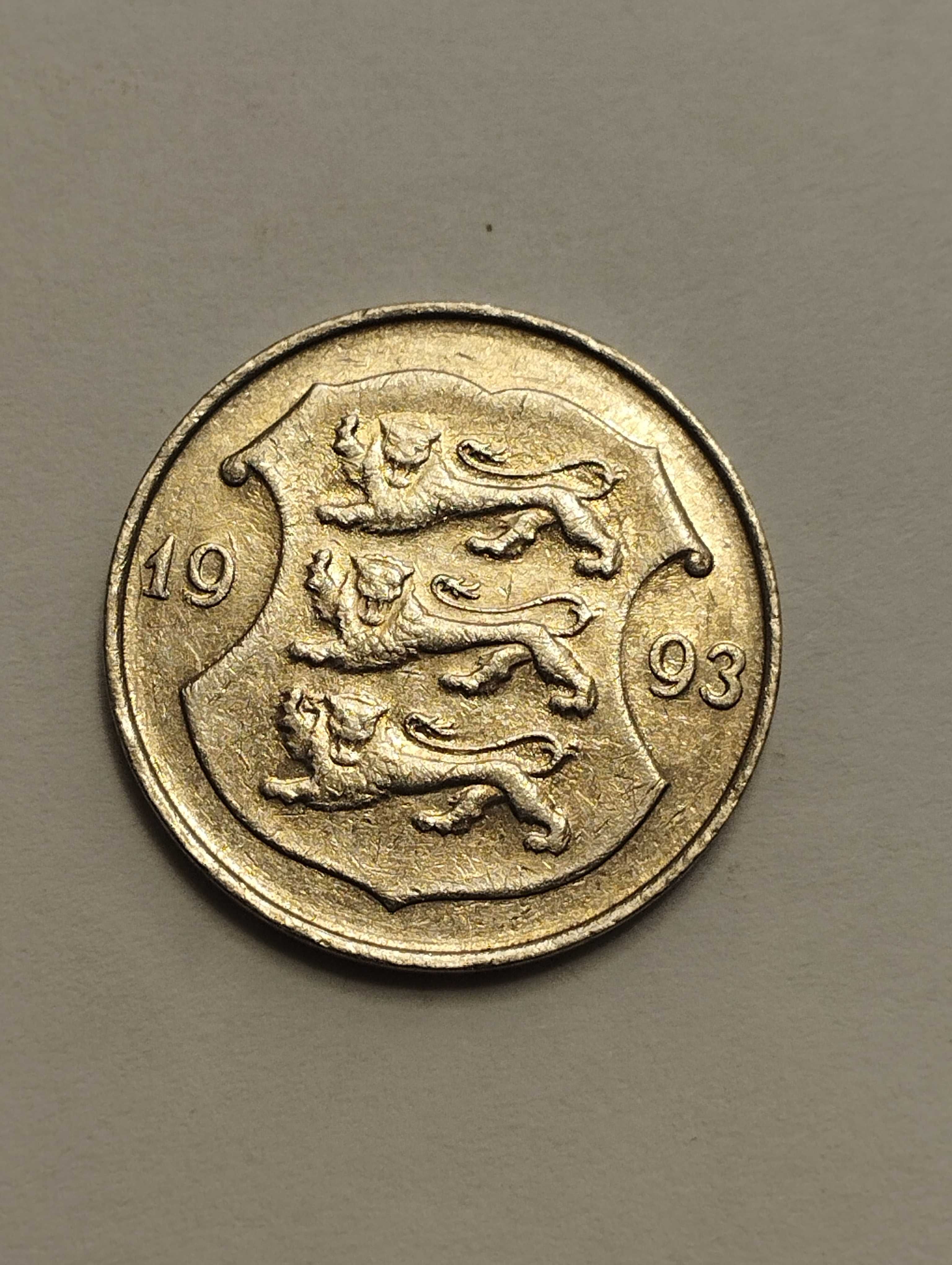 Sprzedam monetę Estonia 1 korona 1993r. stan dobry