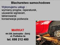blacharstwo samochodowe, konserwacja