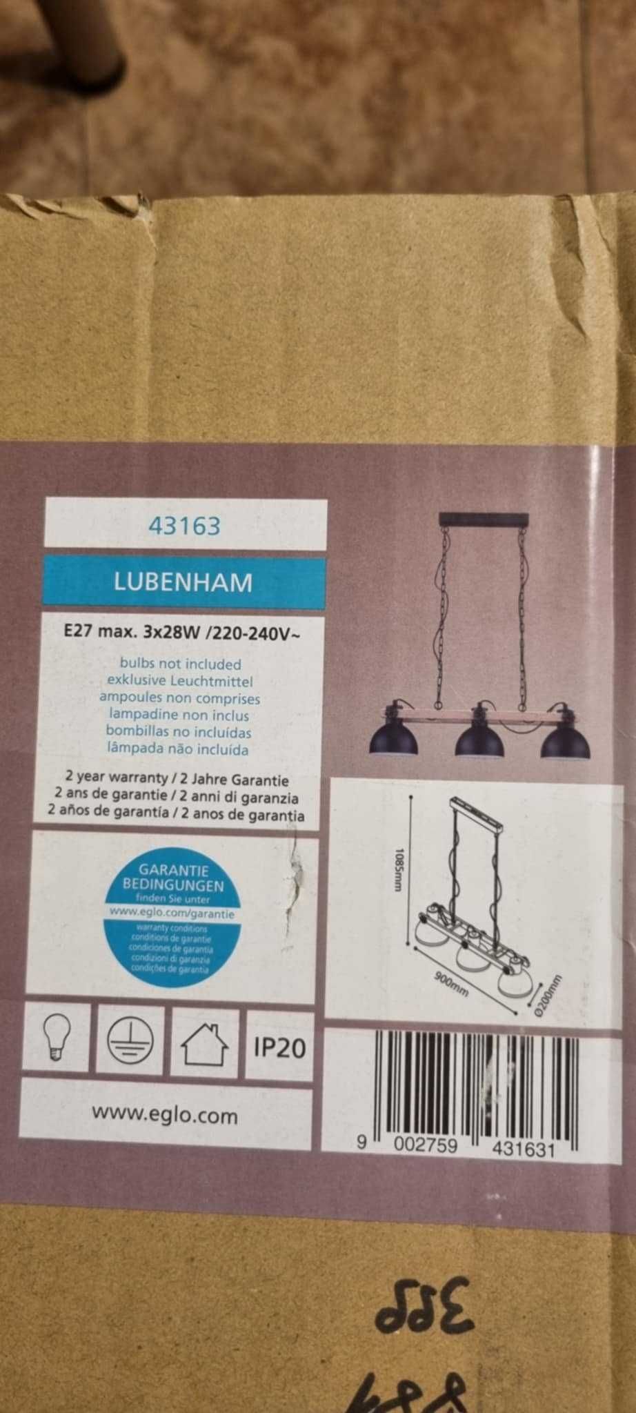 Lampa wisząca LUBENHAM Eglo