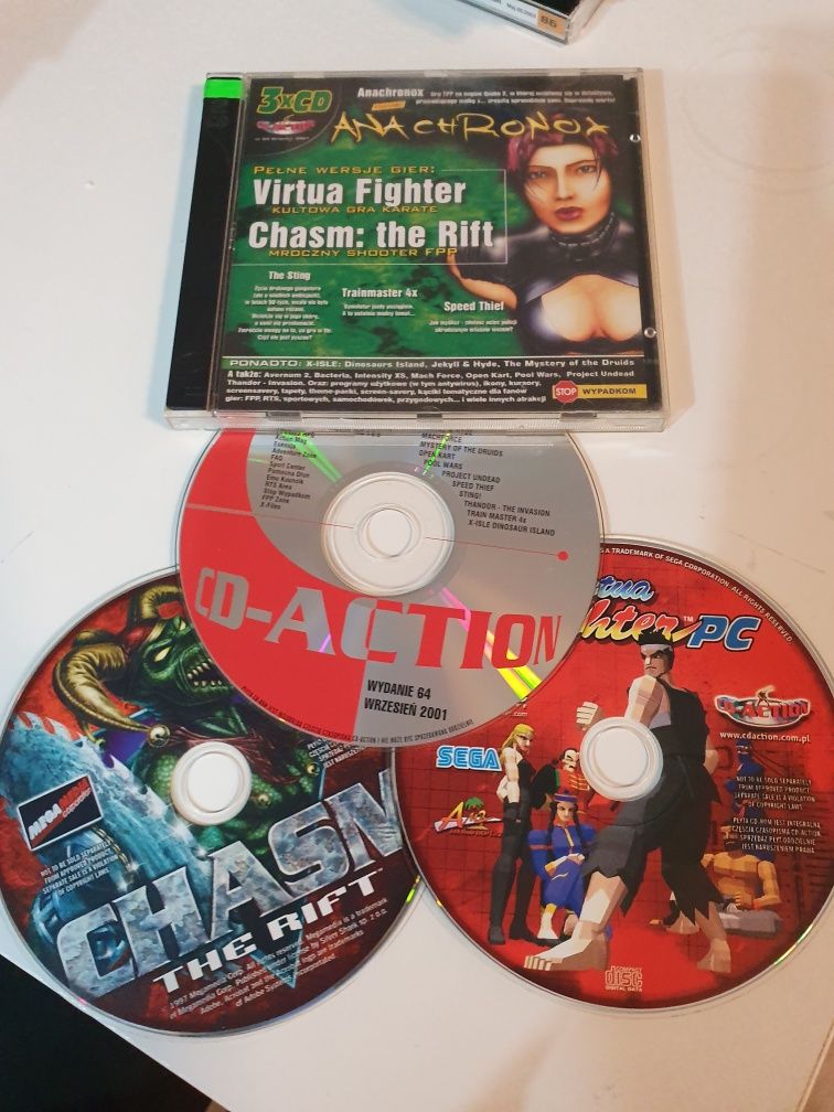 Gra gry pc Virtua Fighter + Chasm the Rift mroczny shooter