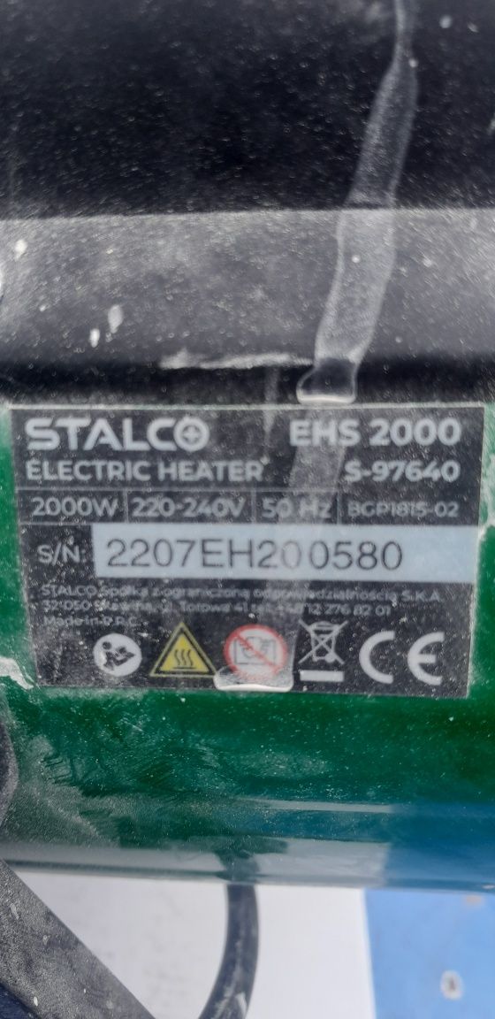 Nagrzewnica STALco 2KW  EHS 2000