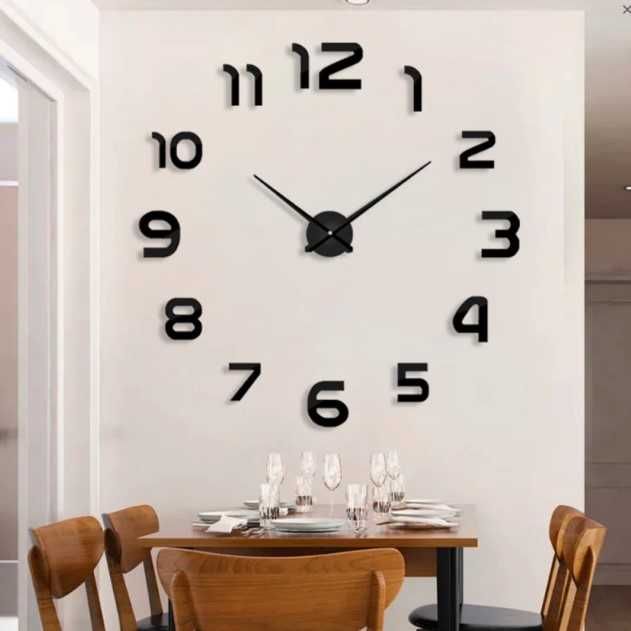 Великий настінний годинник большие настенные часы с цифрами 120см