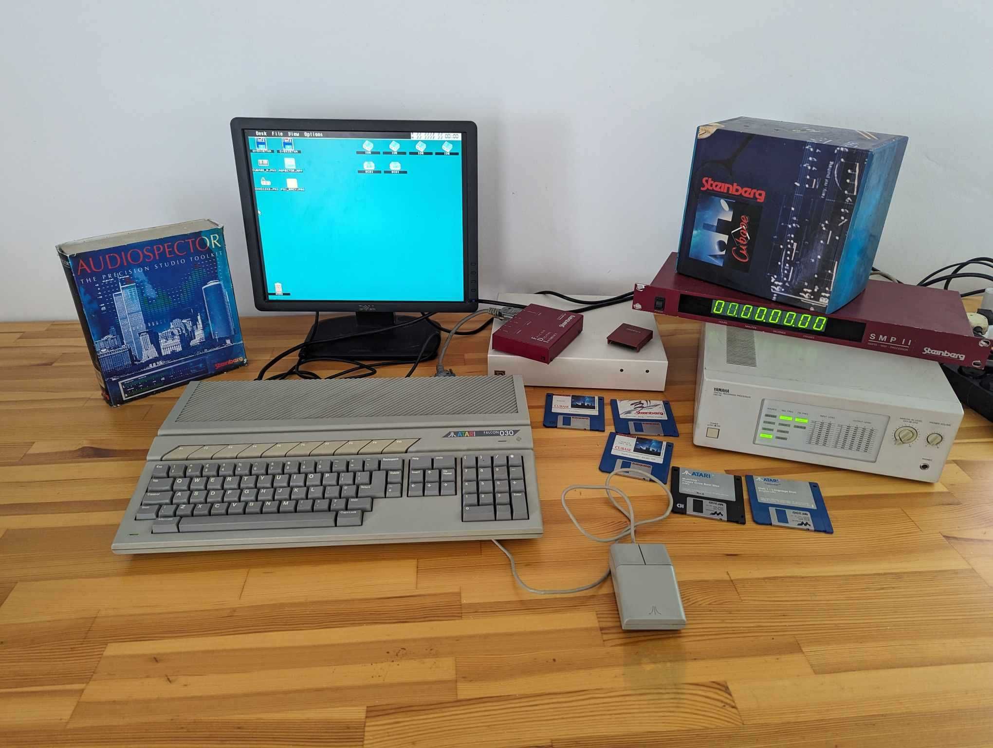 Atari Falcon 030, Yamaha CBX-D5, Steinberg FDI studio nagrań z lat 90'
