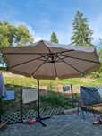 Parasol ogrodowy 3m na wysięgniku
